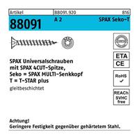 SPAX Spaanplaatschroef voldraad Platkop met Torx 5x45mm Roestvaststaal (RVS) A2