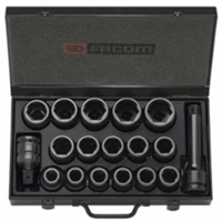 FACOM Set krachtdoppen 3/4" 6-kant NK.500U