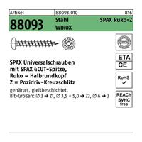 200x Spax Spanplattenschraube panhead Typ 4758, Kreuzschlitz PZ, 5 x 50 mm