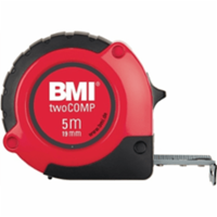 BMI Rolbandmaat 5mx19mm twoCOMP M stopper/riemclip/magnetische eindhaak