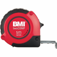 Taschenrollbandmaß twoCOMP L.3m Band-B.16mm m.Gürtelclip BMI