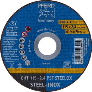 PFERD doorslijpschijf Ø115x2,4x22,23 INOX