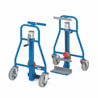 Fetra - Möbelhubroller-Set Vollgummi 600kg Tragkraft