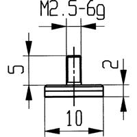 Käfer Messeinsatz HM Abbildung 11/10,0 mm - KAFER