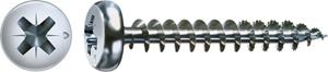 SPAX Halbrundkopf 3.0x 12 Vollgewinde Pozidriv 1 Wirox-Silber mit Bewertung