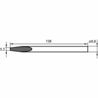 ERSA Lötspitze meißelförmig gerade Nr.0152KD