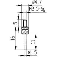 Käfer Messeinsatz HM Abb.14/ 1,5mm - KAFER