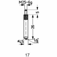 Käfer Messeinsatz HM Abbildung 17/26,0 mm - KAFER