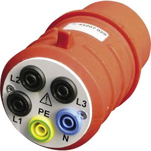 Beha-Amprobe Meetadapter Beha Amprobe DAA-32 [ CEE-stekker 32 A 5-polig - Bus 4 mm]