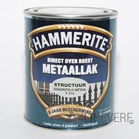 Hammerite Direct over Roest metaallak hamerslag zwart 250 ml
