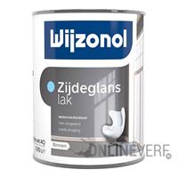 zijdeglanslak aq wit 0.5 ltr