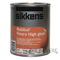 Sikkens rubbol finura high gloss wit 2.5 ltr