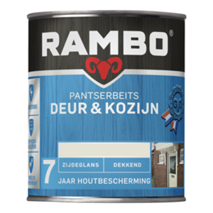 Rambo Pantserbeits Deur & Kozijn zijdeglans antraciet dekkend 750 ml