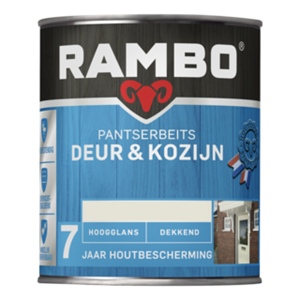 Rambo Pantserbeits Deur & Kozijn hoogglans wit dekkend 750 ml