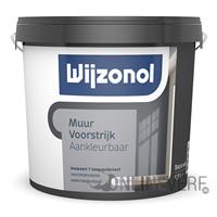 Wijzonol muurvoorstrijk aankleurbaar lichte kleur 2.5 ltr