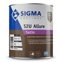 Sigma Coatings s2u allure satin wit 2.5 ltr