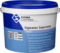 Sigma Coatings tex superlatex matt wit 2.5 ltr