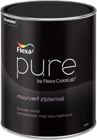 Flexa pure muurverf zijdemat donkere kleur 2.5 l