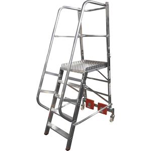 KRAUSE Platformladder, Vario Alu, 6 treden