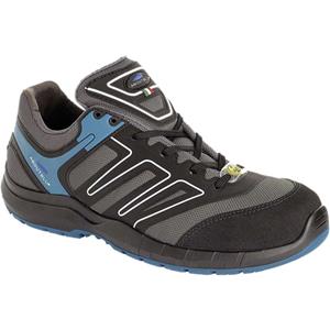 S3 Halbschuhe TRANI grau / blau, 1 Paar Größe 44