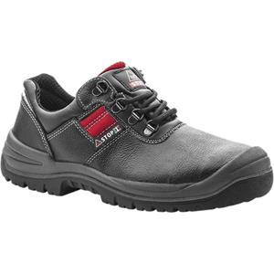 S3 Halbschuhe FERMO schwarz / rot, 1 Paar Größe 45