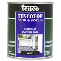 Tenco top deur en kozijn dekkend zijdeglans 39 zwart 750 ml