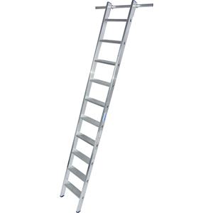 Aluminium Stellingladder Werkhoogte (max.): 2.70 m Krause 125163 Zilver 3.6 kg