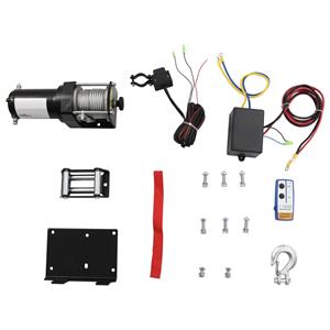 vidaXL 12 V Elektrische Seilwinde 1360kg + Montageplatte Fernbedienung 