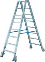 krause ALU STUFEN-DOPPLEITER, 2X12 STUFEN FAHRB