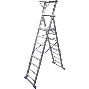 Telescopische platformladder Krause, 6-8 sporten