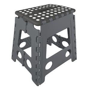 Opstapje / Caravantrapje Inklapbaar Grijs 40cm