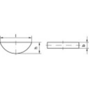 toolcraft Scheibenfedern 100St.