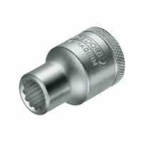 GEDORE Dopsleutel 12-kantig DIN 3124 1/2", 11/32"