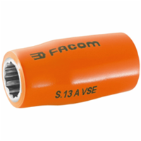 FACOM Dop 1/2, 12-kant 1000V - 22mm