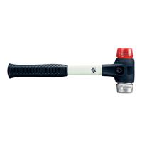 HALDER - SIMPLEX-Schonhämmer, mit verstärktem Tempergussgehäuse und Fiberglasstiel | D=40 mm | 3769.040