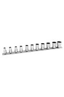 Bahco 11-delige Dopsleutelset op rail 1/4inch 6711MB