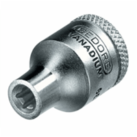 GEDORE Dopsleutelinzetstuk voor buiten-TORX®-schroeven CV-staal 3/8", E10