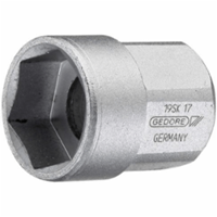 GEDORE Steckschlüsseleinsatz a.6kant1/2" 10 x24 mm 6 kant