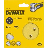 DeWalt DT3112 Schuurschijf - K60 - 125mm (25st)