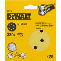 DeWalt DT3118 Schuurschijf - K320 - 125mm (25st)