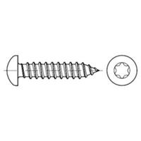 Linsen-Blechschraube DIN 7981-C-T Stahl galZn 2,2x 13