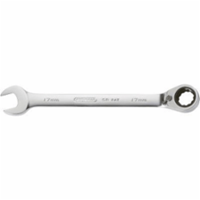 KS Tools GEARplus Ratschenringmaulschlüssel umschaltbar Ring 15° gekröpft, metrisch 17 mm, VE 6 Stk