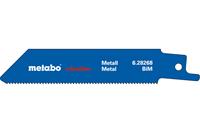metabo Flexible BiM Reciprozaagbladen voor Metaal 100x0.9mm 5 Stuks