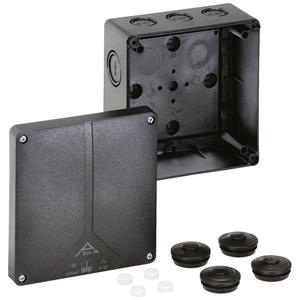 Spelsberg Abox-i 100-L/sw - Surface mounted box 140x140mm Abox-i 100-L/sw