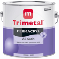 TRIMETAL permacryl ae satin wit 1 ltr