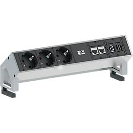 Bachmann DESK 2 3x Power socket outlets 2x CAT6 1x USB 1x H