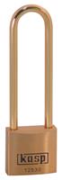 Kasp K12530L70BD Hangslot 30 mm Verschillend sluitend Goud-geel Sleutelslot