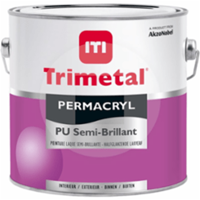 TRIMETAL permacryl pu semi brillant wit 1 ltr