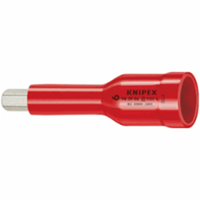 Steckschlüsseleinsatz für Innensechskantschrauben 75 mm - 98 39 06 - Knipex