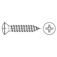 Linsensenk-Blechschraube DIN 7983-C-H Stahl galZn 3,9x 19